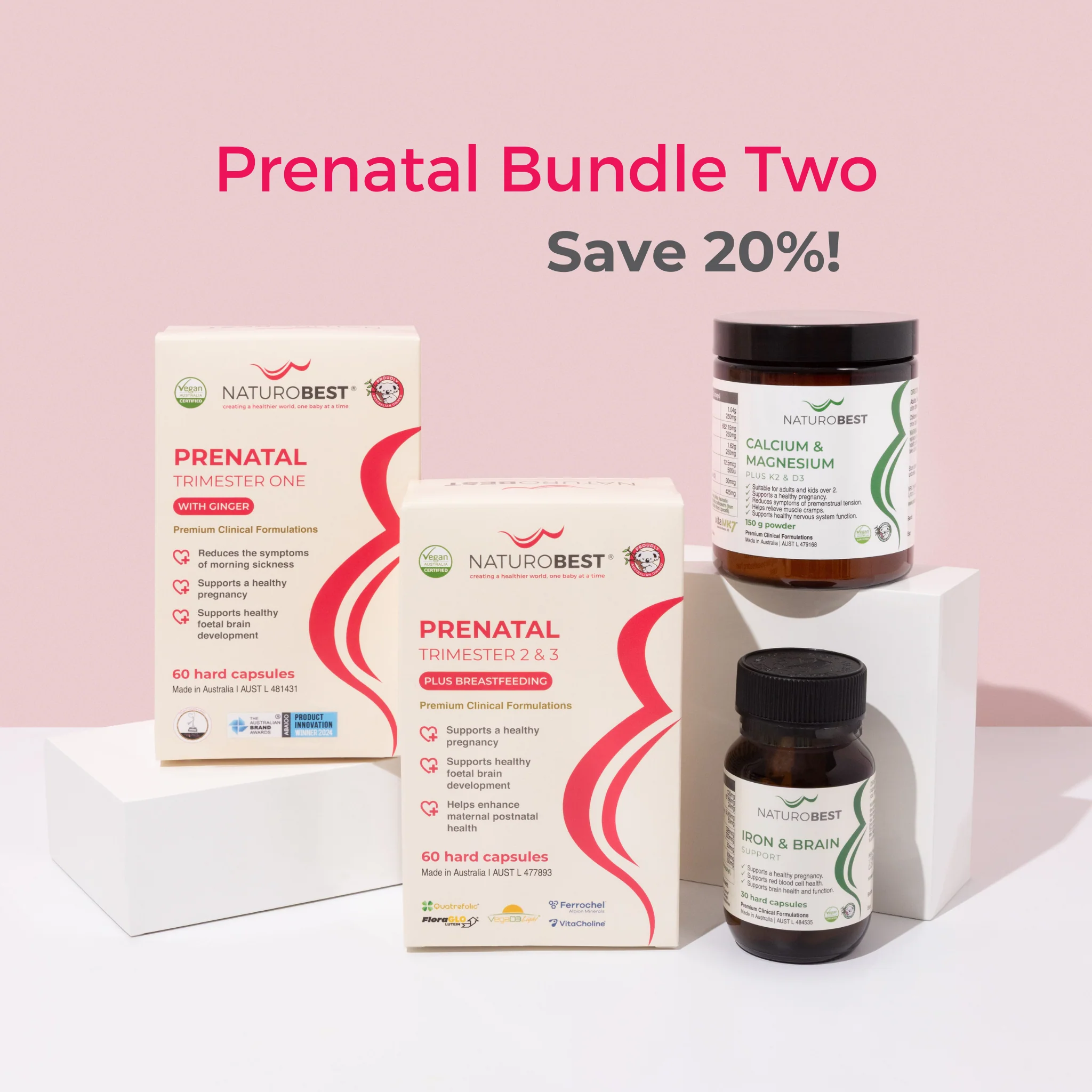 Premium Prenatal Vitamins for Each Trimester